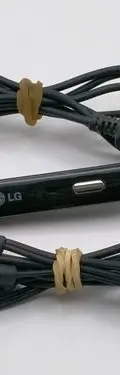 Auriculares LG Manos Libres Con Micrófono Para Celular Retro Negro — Audio vintage