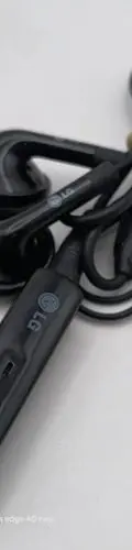 Auriculares LG Manos Libres Con Micrófono Para Celular Retro Negro — Audio vintage (foto 4)