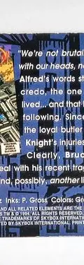 Tarjeta Batman: Saga The Dark Night #55 Skybox Dc 1994 — Coleccionables vintage, años 90s (foto 2)