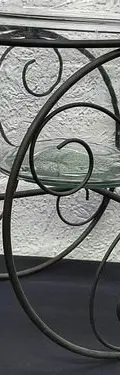 Porta Maceta Triciclo Bicicleta Metalico Con Maceta Vidrio Gris Oscuro Triciclo Bicicleta Porta Maceta Metálico Con Maceta Vidrio — Decoración vintage (foto 8)