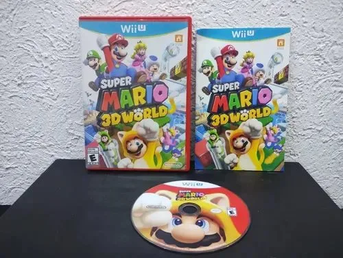 Super Mario 3d World Wii U Nintendo Completo Usado Original — Gaming vintage, años NOW