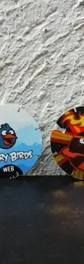 4-pack Tazos Angry Birds Space Y Clásico 2013 Sabritas — Coleccionables vintage, años NOW