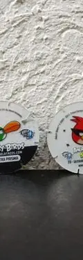 4-pack Tazos Angry Birds Space Y Clásico 2013 Sabritas — Coleccionables vintage, años NOW (foto 2)