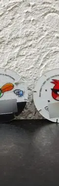 4-pack Tazos Angry Birds Space Y Clásico 2013 Sabritas — Coleccionables vintage, años NOW (foto 3)