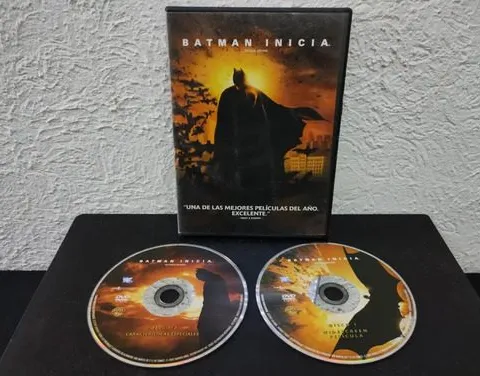 Dvd Batman Inicia 2005 Christian Bale 2 Discos Original