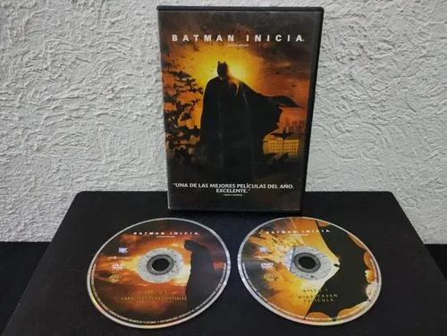 Dvd Batman Inicia 2005 Christian Bale 2 Discos Original — Video vintage, años NOW
