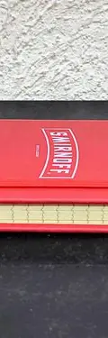 Promocional Smirnoff Mini Cuadernillo Rayas Rojo Original — vintage México (foto 5)