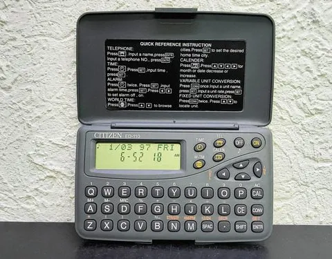 Agenda Electrónica Citizen Ed-110 Original Usada