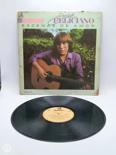 Disco Lp Acetato Jose Feliciano Escenas De Amor 1982 Rca Usa Estándar