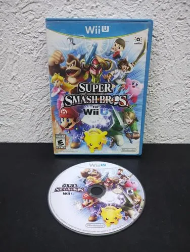 Super Smash Bros Para Wii U Nintendo Usado Original — Gaming vintage, años NOW