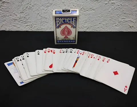 Baraja Mazo Cartas Póker Bicycle Standard Usa Usado Original Azul Con Blanco Bicicleta Español/inglés