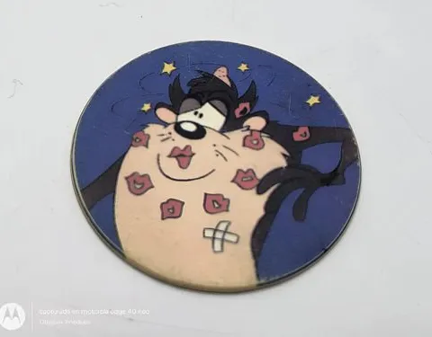 Máster Tazos Looney Tunes #95 Taz Mania Besos 1994 Sabritas