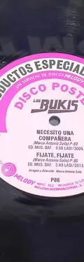 Disco Lp Vinilo Revista Ritmo Presenta Los Bukis Melody 1986 Edición Limitada — Audio vintage, años 80s (foto 7)