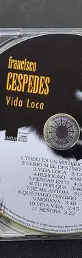 Cd Francisco Céspedes - Vida Loca Warner Music 1997 México — Audio vintage, años 90s (foto 7)