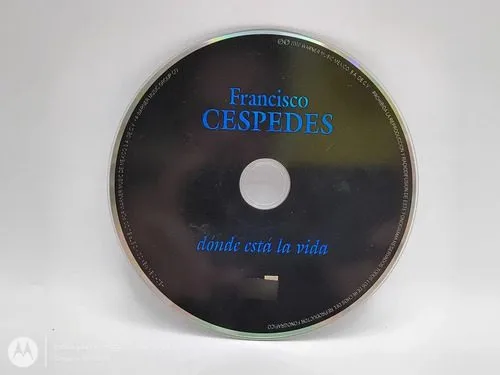 Cd Francisco Céspedes Donde Está La Vida 2000 Wea Solo Disco Estándar — Audio vintage, años NOW