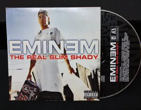 Cd Eminem - The Real Slim Shady - Single 2000 Aftermath Usa Sencillo