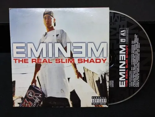Cd Eminem - The Real Slim Shady - Single 2000 Aftermath Usa Sencillo — Audio vintage, años NOW