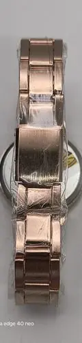 Reloj Para Dama T-selling Fashion Stainless Steel Quartz Dorado Rosado