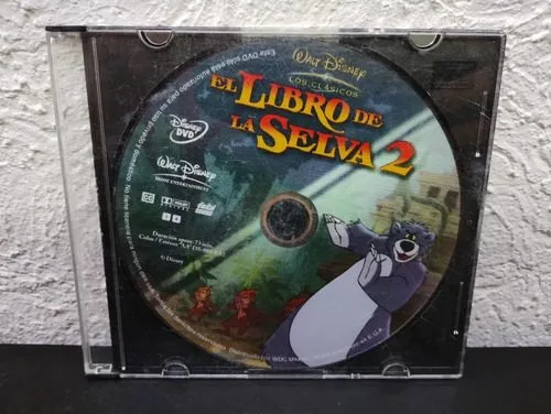 Dvd El Libro De La Selva 2 Disney Solo Disco Usado Original — Video vintage, años NOW