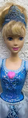Muñeca Princesa Disney Magic Glow Cinderella Mattel Usado — Coleccionables vintage, años NOW (foto 2)