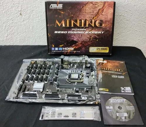 Mother Board Mineria Asus B250 Mining Expert 19 Slot Hdmi  Negro — Coleccionables vintage, años NOW