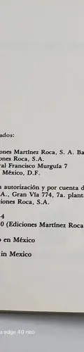 Amor En Las Sombras Paul May Ediciones Martinez Roca 1985