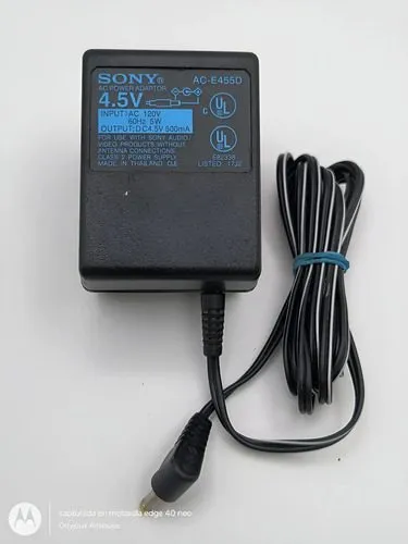 Eliminador Sony 4.5v 500ma Mod. Ac-e455d Ac Power Adaptor