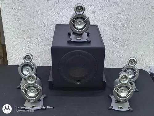 Sistema De Audio Klipsch Promedia Gmx D 5.1 Para Computadora Negro Y Gris — Tech vintage, años NOW