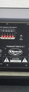 Sistema De Audio Klipsch Promedia Gmx D 5.1 Para Computadora Negro Y Gris — Tech vintage, años NOW (foto 6)