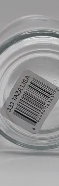 Juego 6 Tazas Lizas De Vidrio Transparente 275ml Transparente Taza Lisa De Vidrio — Decoración vintage (foto 9)