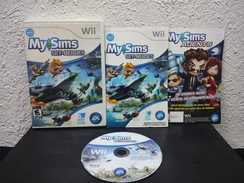 My Sims Sky Heroes Nintendo Wii Completo Original — Gaming vintage, años NOW