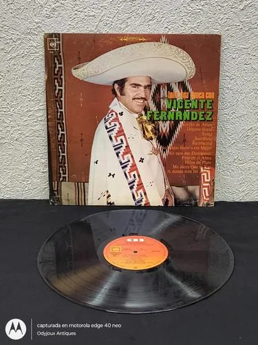 Disco Lp Acetato Toda Una Época Con Vicente Fernández 1973 Edición Limitada — Audio vintage, años 70s