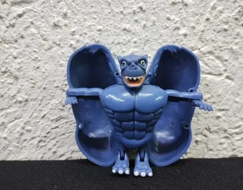 Figura Gárgola Egg Color Azul Bootleg 6cm Usado