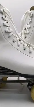 Patines Chicago Pro Star Vintage Cuádruples 70's Talla 10us L 57 Mm Blanco
