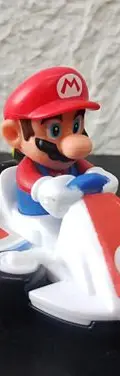 Figura Vehículo Mario Kart Mcdonald's 2022 7cm Original  Blanco — Coleccionables vintage, años NOW