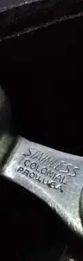 Antigua Navaja Para Campamento Stainless Colonial Prov Usa — Coleccionables vintage (foto 5)