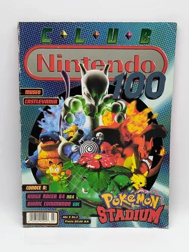 Revista Club Nintendo 100 Año 9 #3 Marzo2000 Pokemon Stadium