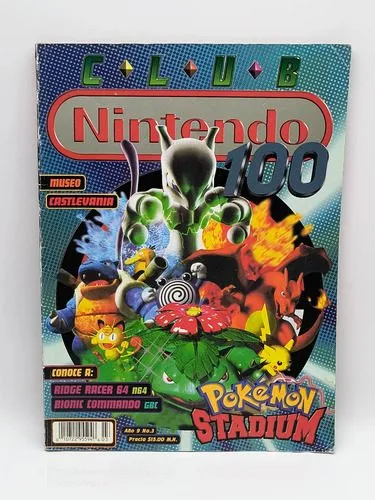 Revista Club Nintendo 100 Año 9 #3 Marzo2000 Pokemon Stadium — Coleccionables vintage, años NOW