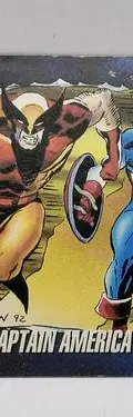 Tarjeta Wolverine And Captain America #75 Impel Marvel 1992 — Coleccionables vintage, años 90s