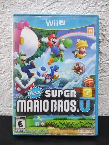 New Super Mario Bros. U Nintendo Wii U Original Usado — Gaming vintage, años NOW