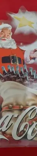 Afiche/publicidad Coca Cola Santa Claus Estrella Navidad 90s — Coleccionables vintage, años 90s