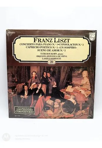 Disco Lp Los Grandes Compositores Salvat Franz Liszt #20 Estándar
