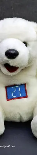 Peluche Oso Polar Bebe 27 Coca Cola El Tesoro De La Navidad Blanco — Coleccionables vintage, años 90s