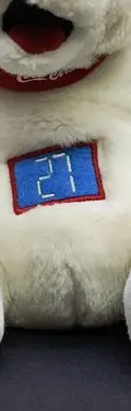 Peluche Oso Polar Bebe 27 Coca Cola El Tesoro De La Navidad Blanco — Coleccionables vintage, años 90s (foto 4)