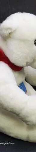 Peluche Oso Polar Bebe 27 Coca Cola El Tesoro De La Navidad Blanco — Coleccionables vintage, años 90s (foto 5)