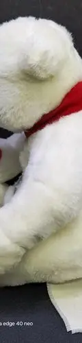 Peluche Oso Polar Bebe 27 Coca Cola El Tesoro De La Navidad Blanco — Coleccionables vintage, años 90s (foto 7)