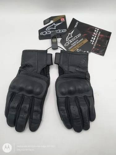 Guantes Para Moto Alpinestars Gareth Negro De Piel Talla M M