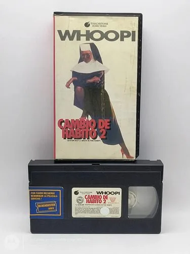 Película Vhs Whoopi Cambio De Hábito 2 Touchstone Pictures — Video vintage, años 90s