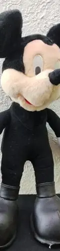 Peluche Mickey Mouse Walt Disney Vintage 90's 43cm Usado Negro — Coleccionables vintage, años 90s (foto 2)