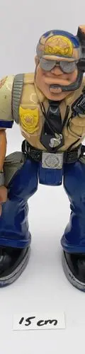 Policía Fisher P. Rescue Heroes Night Patrol Sergeant Mattel — Coleccionables vintage, años 90s (foto 6)